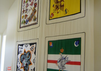 Flag wall hanging